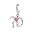 70th Celebration Dangle Charm