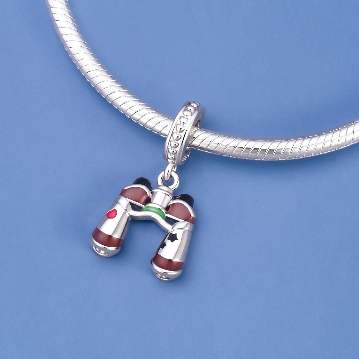 Adventure Binoculars Dangle Charm