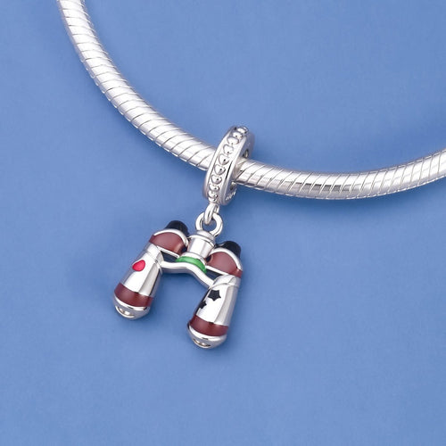 Adventure Binoculars Dangle Charm