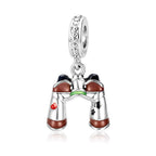 Adventure Binoculars Dangle Charm