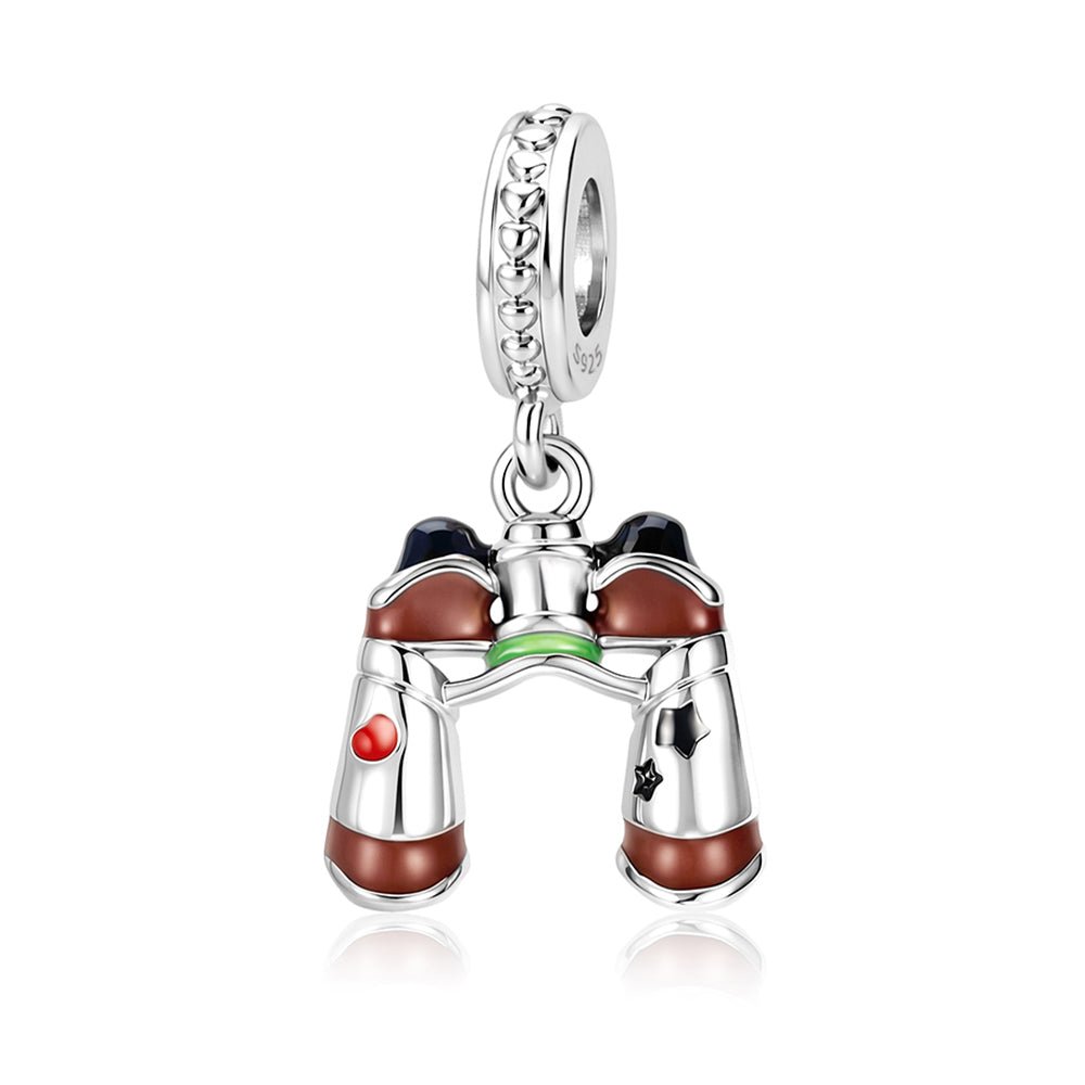 Adventure Binoculars Dangle Charm