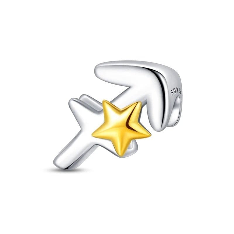 Gold Star Astrology Signs Zodiac Constellation Charms