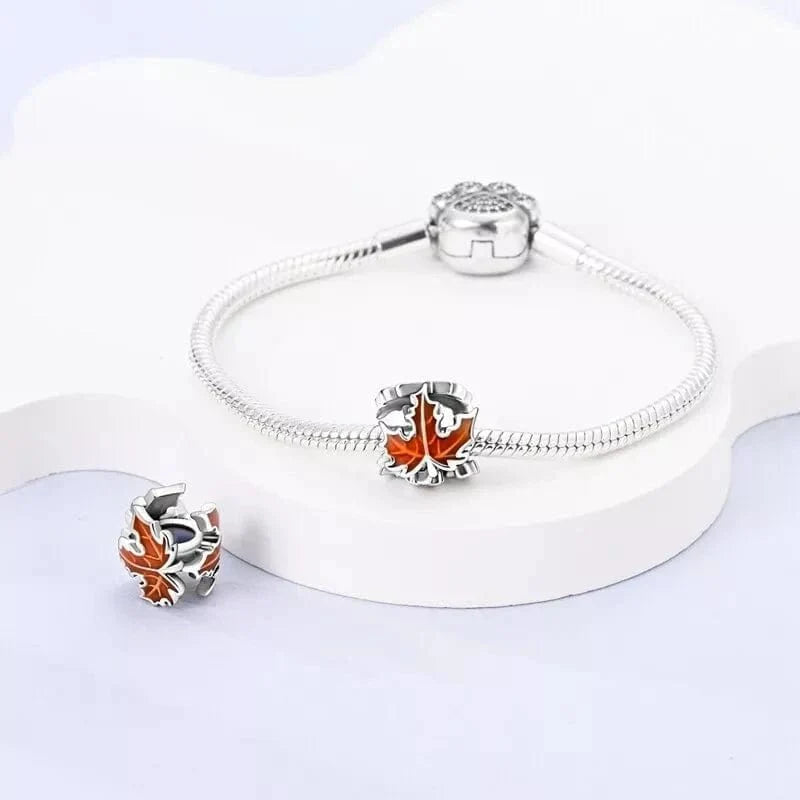 Autumn Leaf Charm