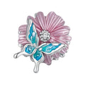 Blooming Flower & Butterfly Charm