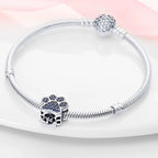 Blue Dog Paw Charm