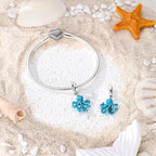 Blue Octopus Dangle Charm