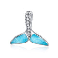 Blue Whale Tail Ocean Charm