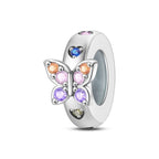 Colorful Butterfly Spacer Charm