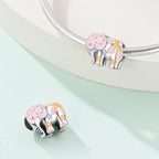 Colorful Festival Elephant Charm