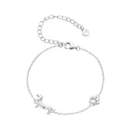 Dachshund & Paw Print Chain Bracelet