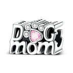 Dog Mom Paw Print Charm