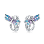Dragonfly Hoop Earrings