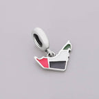 Dubai Map Flag Dangle Charm