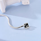 Forever Heart Snake Chain Bracelet