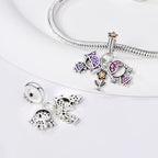 Girls Flower Dangle Charm