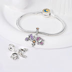 Girls Flower Dangle Charm