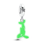 Glow-in-the-Dark Orca Whale Dangle Charm