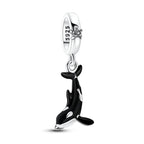 Glow-in-the-Dark Orca Whale Dangle Charm