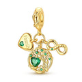 Golden Family Tree of Life & Forever Dangle Charm