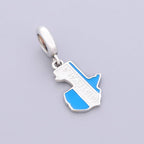 Guatemala Map Dangle Charm
