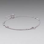 Heart Key Link Bracelet
