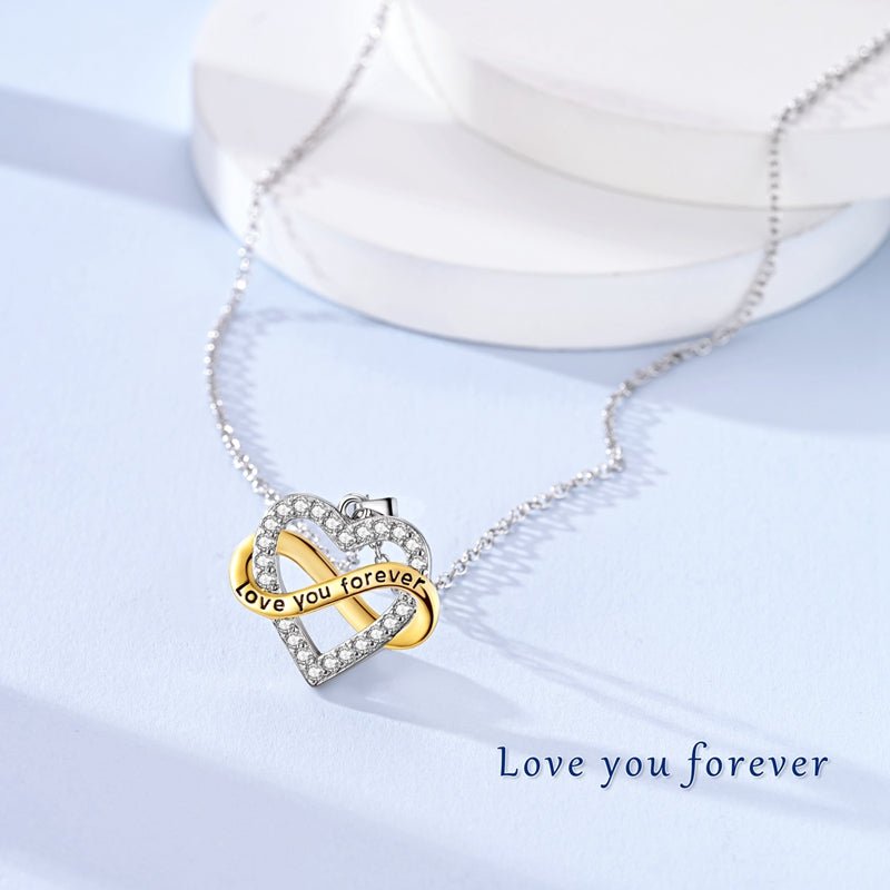 Infinite Love Heart Necklace