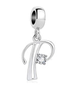 Elegant Crystal Letter A~Z Alphabet Charm