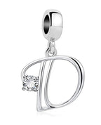 Elegant Crystal Letter A~Z Alphabet Charm