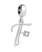Elegant Crystal Letter A~Z Alphabet Charm