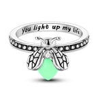 Luminous Glow-in-the-dark Firefly Band Ring