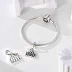 Milan Cathedral with Cross Dangle Charm