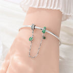 Monstera Leaf Safety Chain Charm