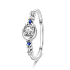Moon & Star Ring