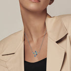 Mystical Dragonfly Crystal Necklace