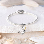 Narwhal with Star Horn Dangle Charm