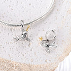 Narwhal with Star Horn Dangle Charm
