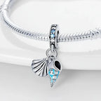 Ocean Conch Seashell Dangle Charm