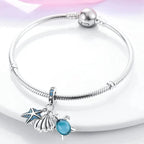 Ocean Starfish Shell and Sea Turtle Triple Dangle Charm