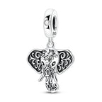 Ornate Elephant Dangle Charm