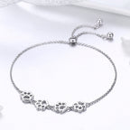 Paw Print Adjustable Bracelet