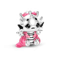 Pink Baby Dragon Charm