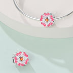 Pink Flower Charm