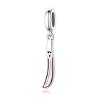 Puerto Rico Flag Map Dangle Charm