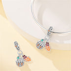 Pumpkin & Autumn Leaf Dangle Charm