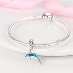 Shimmering Dolphin Dangle Charm
