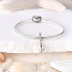 Silver Dolphin Dangle Charm