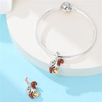 Squirrel with Acorn Dangle Charm