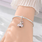 Taj Mahal with Crystal Accent Dangle Charm