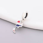 Thailand Map Flag Dangle Charm