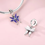 Thermochromic Purple Butterfly Dangle Charm